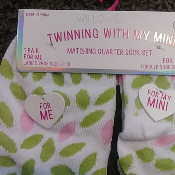 Willow & Ruby Sock Set 1 Adult 1 Child - Picture 2 of 5